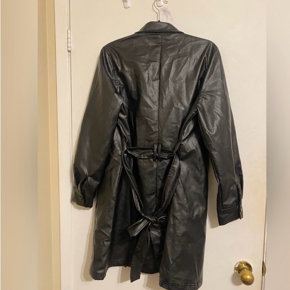 Vegan Leather Jacket - Picture 3 of 4